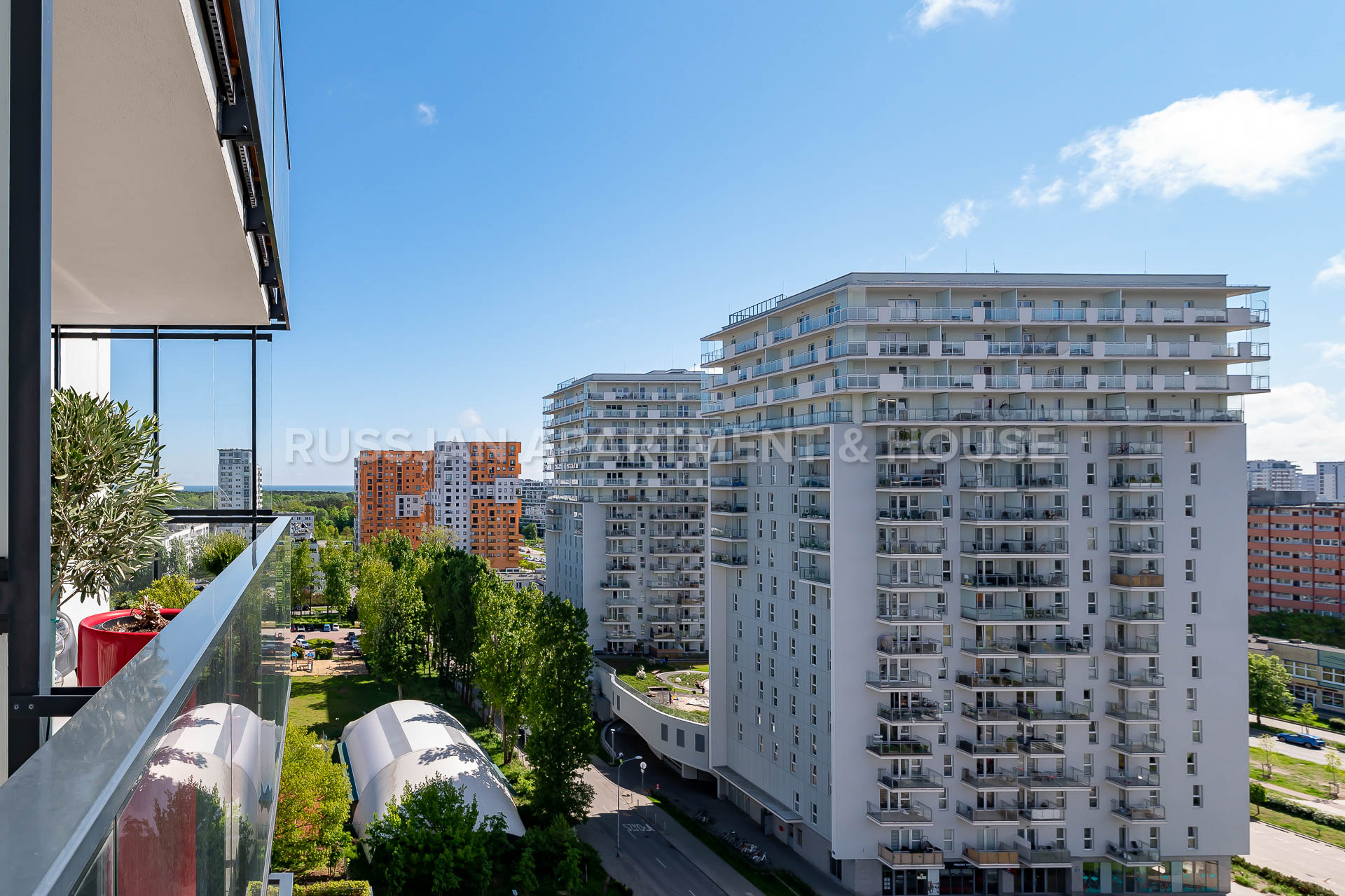 Mieszkanie Gdańsk Przymorze - Przestronna kawalerka z panoramicznym widokiem - Russjan